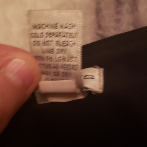 5/$25-Chico's Travelers Black A-line Skirt Size 3 - Picture 3 of 3